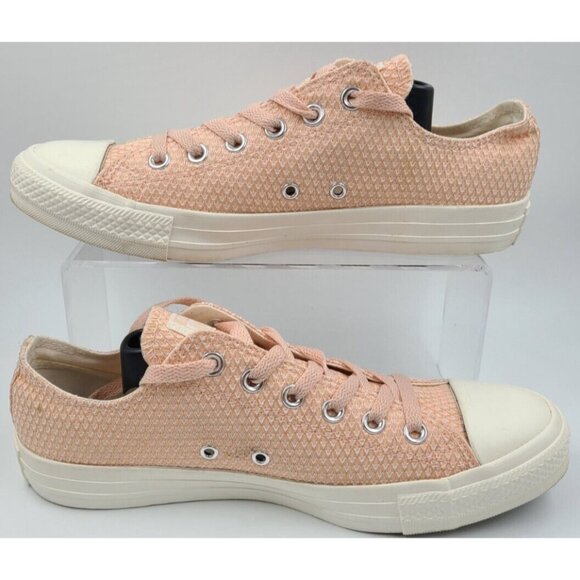 Converse All Star 560300F Pink Textured Low Top Sneakers Shoes Women's Size 10 - Picture 3 of 11